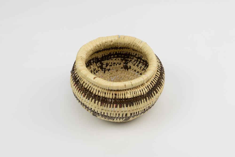 Hand Woven Vintage Basket Made By Indigenous Artisans