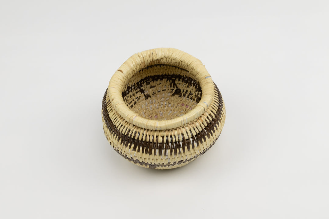 Hand Woven Vintage Basket Made By Indigenous Artisans