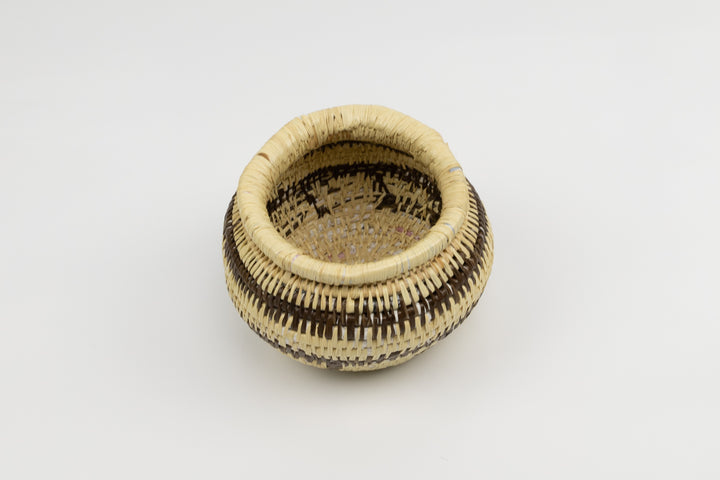Hand Woven Vintage Basket Made By Indigenous Artisans