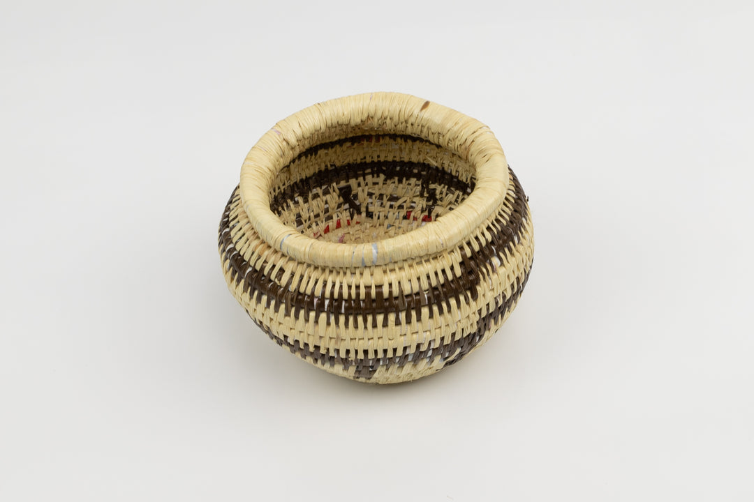 Hand Woven Vintage Basket Made By Indigenous Artisans