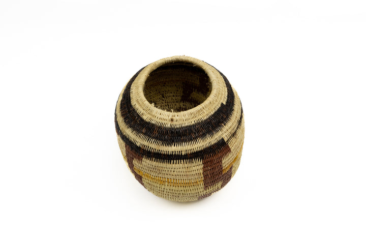 Hand Woven Vintage Basket Made By Indigenous Artisans