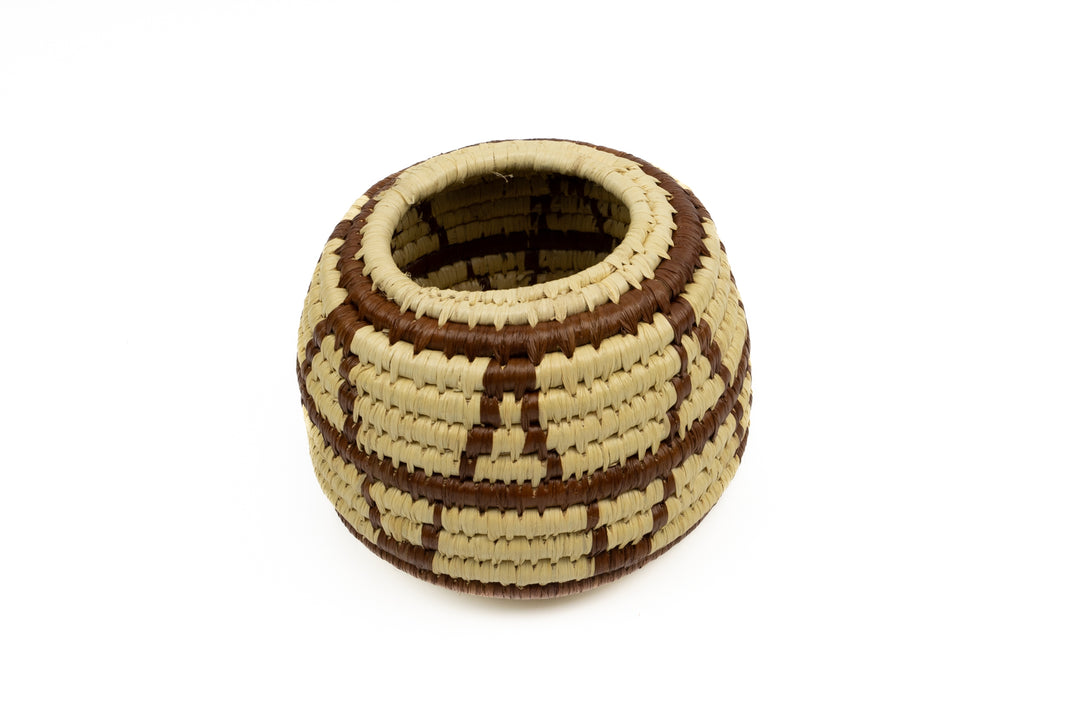 Hand Woven Vintage Basket Made By Indigenous Artisans
