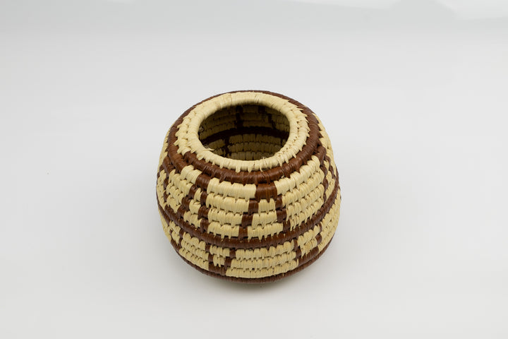 Hand Woven Vintage Basket Made By Indigenous Artisans