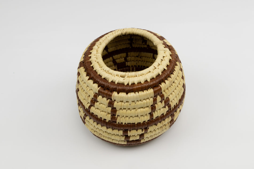 Hand Woven Vintage Basket Made By Indigenous Artisans