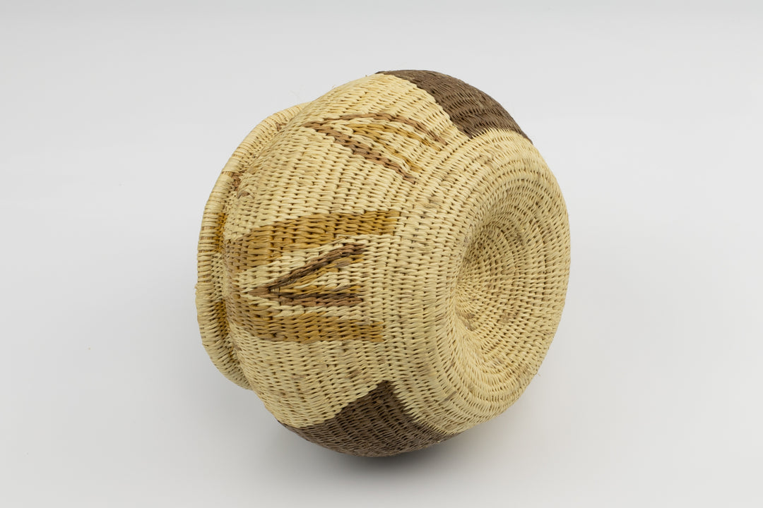 Hand Woven Vintage Basket Made By Indigenous Artisans