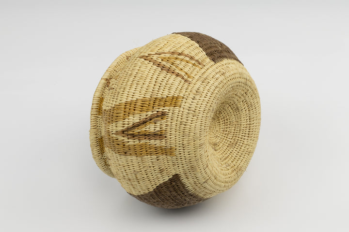 Hand Woven Vintage Basket Made By Indigenous Artisans