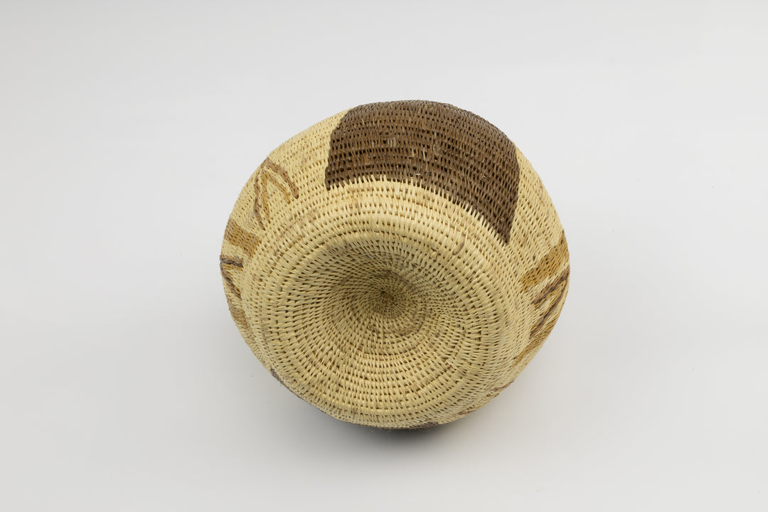 Hand Woven Vintage Basket Made By Indigenous Artisans