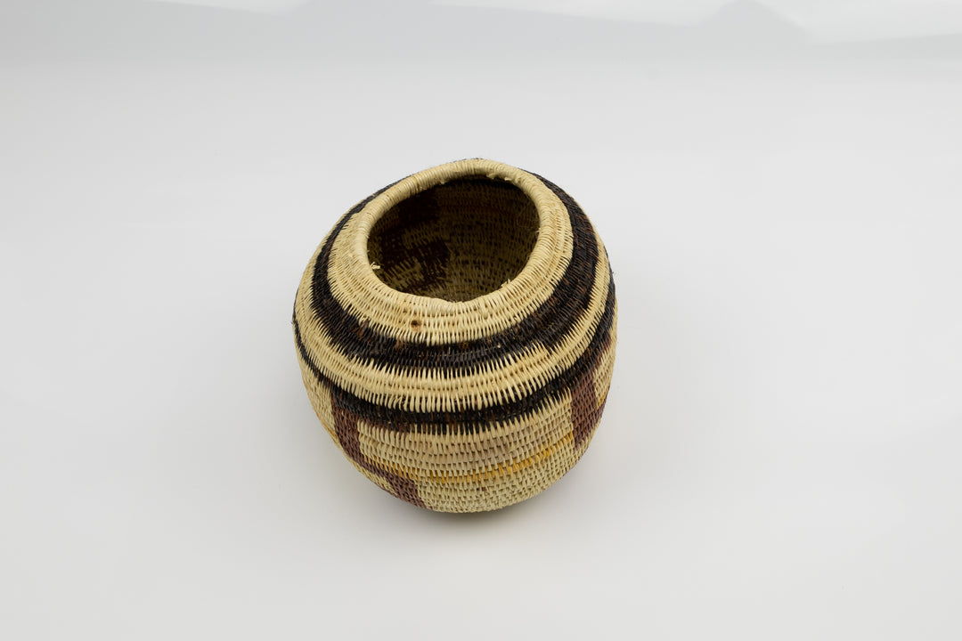Hand Woven Vintage Basket Made By Indigenous Artisans