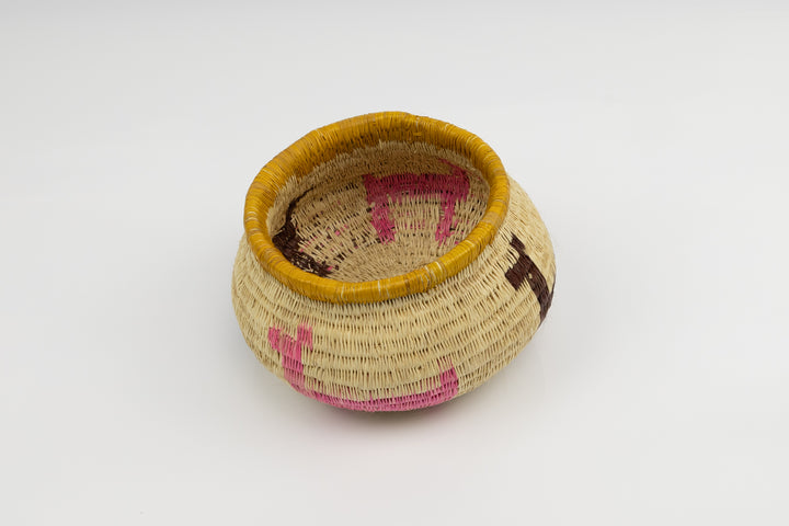 Hand Woven Vintage Basket Made By Indigenous Artisans