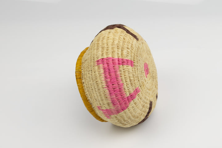 Hand Woven Vintage Basket Made By Indigenous Artisans