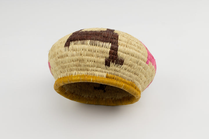 Hand Woven Vintage Basket Made By Indigenous Artisans