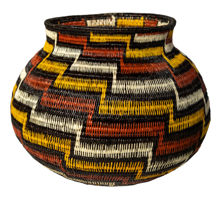Coral Snake Woven Basket