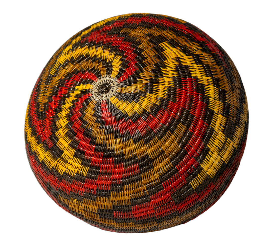 ZigZag Flames Of Fire Woven Basket