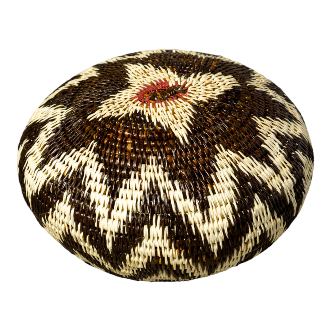ZigZag Tropical Knot Basket With Top