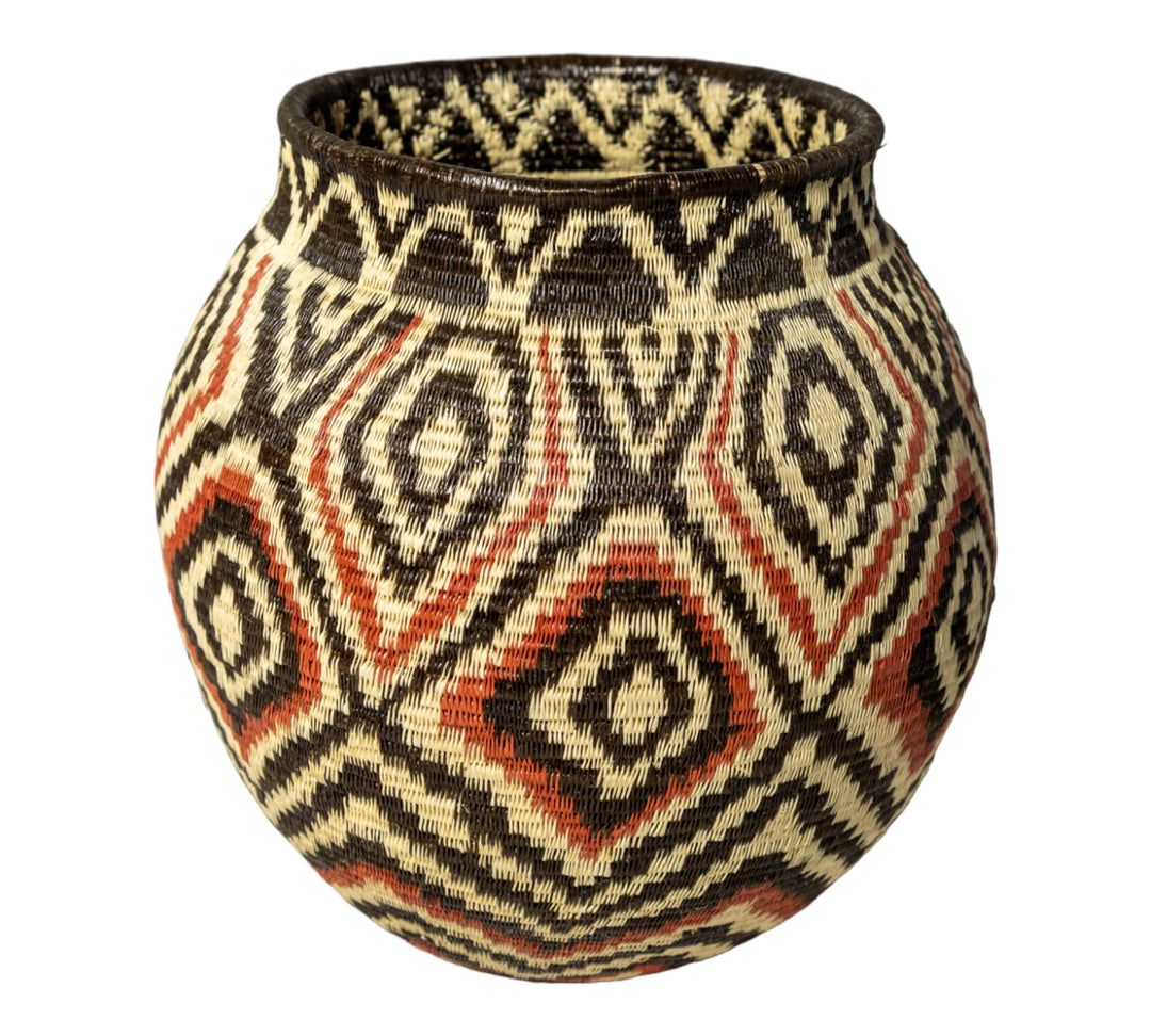 Diamond Delight Woven Basket