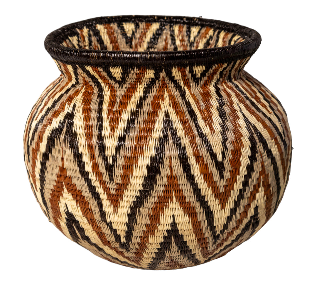 ZigZag Chevron Rainforest Basket