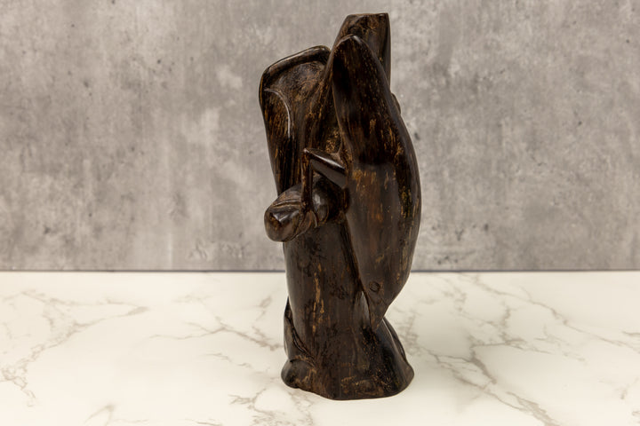 Jungle Bird Figurine, Wood Carving
