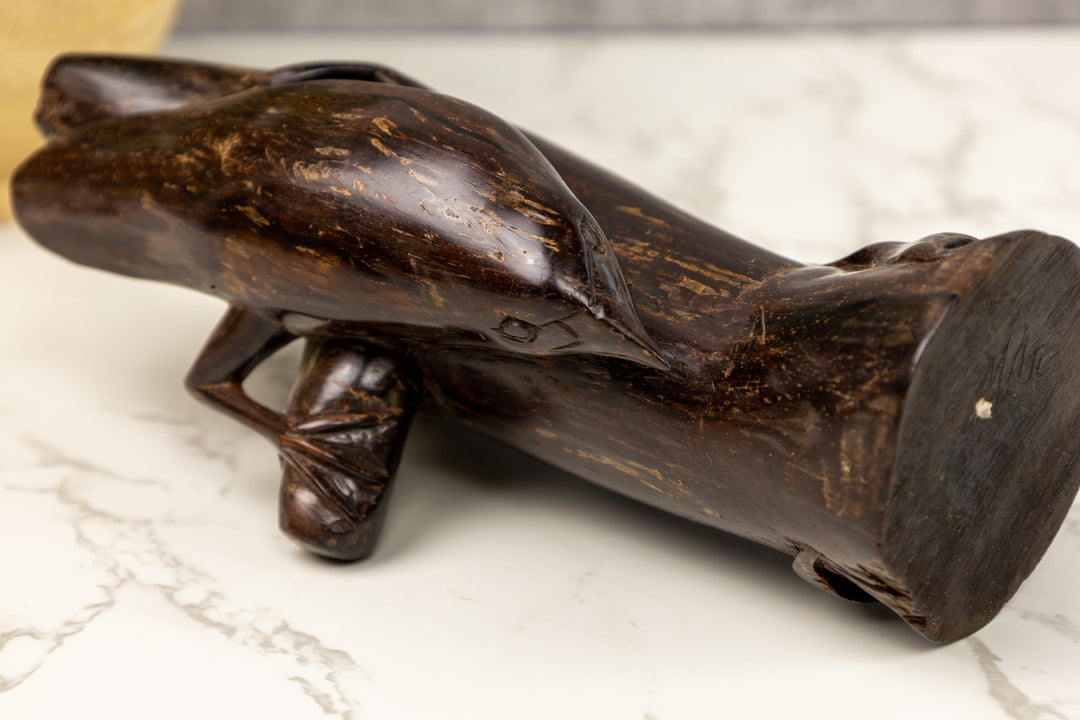 Jungle Bird Figurine, Wood Carving