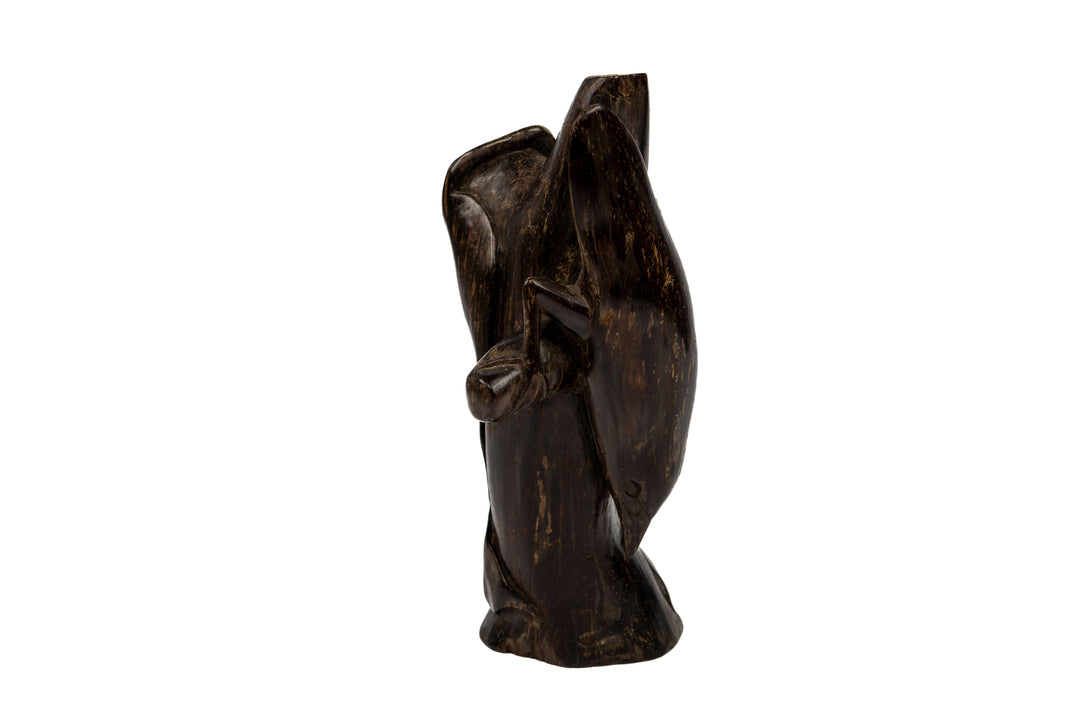 Jungle Bird Figurine, Wood Carving