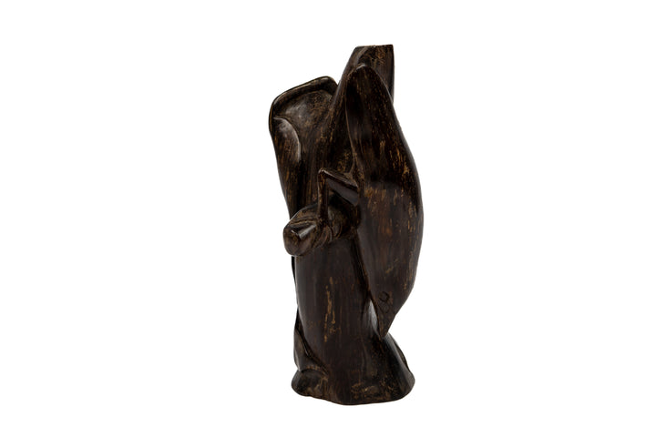 Jungle Bird Figurine, Wood Carving