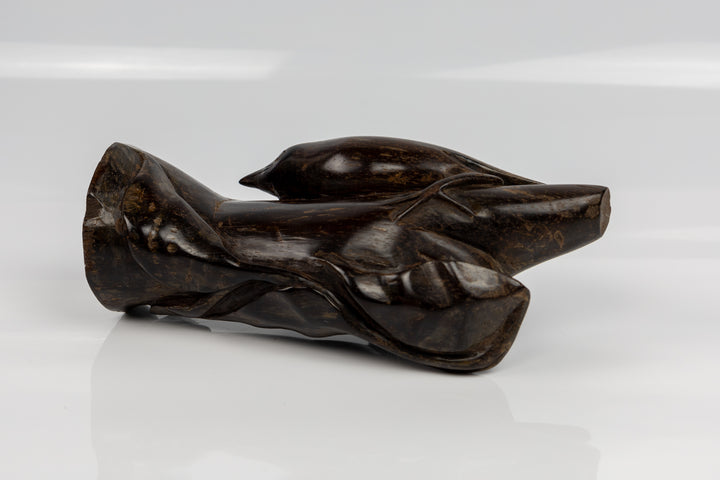 Jungle Bird Figurine, Wood Carving
