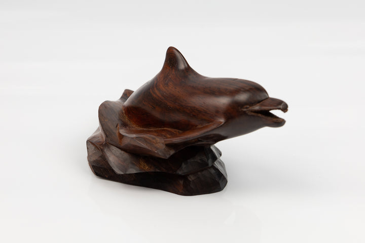 Dolphin Figurine, Wood Carving