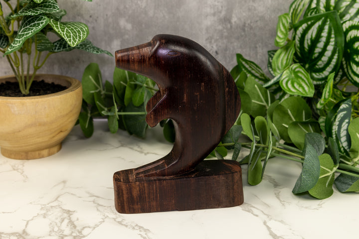 Ocean Sailfish Wood Carving