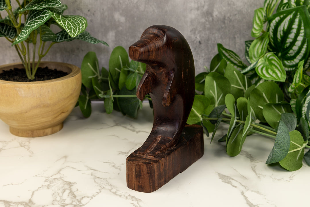 Ocean Sailfish Wood Carving