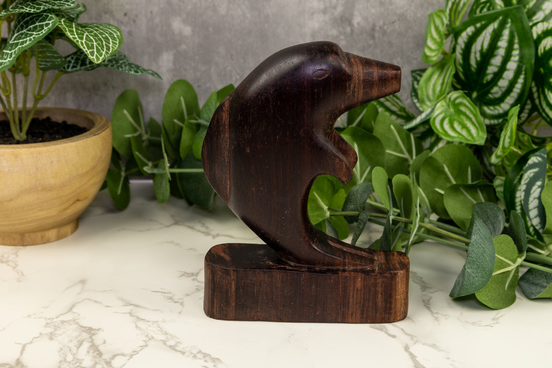 Ocean Sailfish Wood Carving