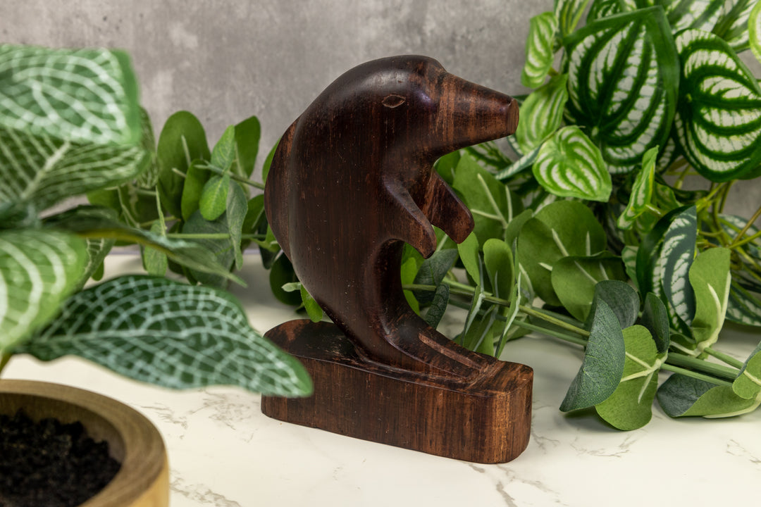 Ocean Sailfish Wood Carving