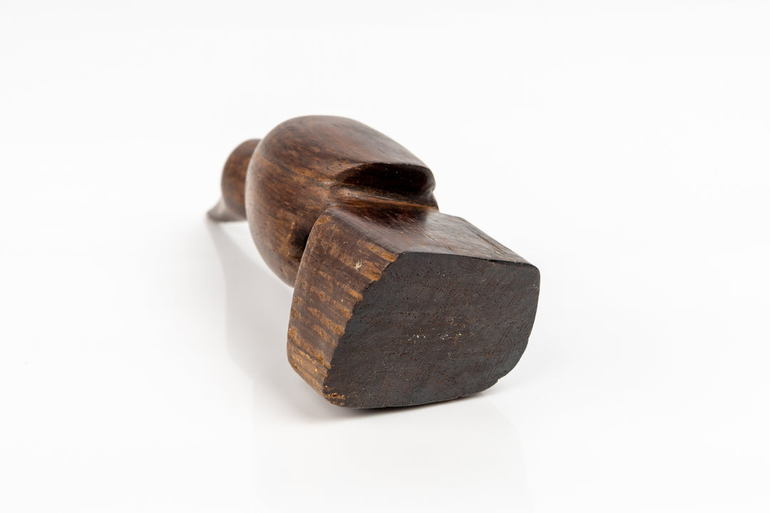 Jungle Fly Catcher Figurine, Wood Carving