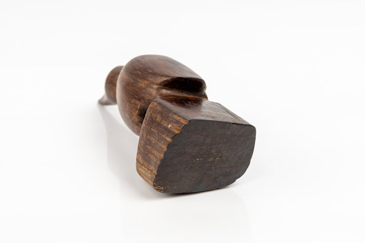 Jungle Fly Catcher Figurine, Wood Carving