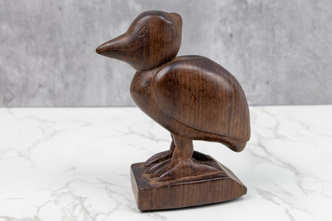 Partiridge Figurine, Wood Carving