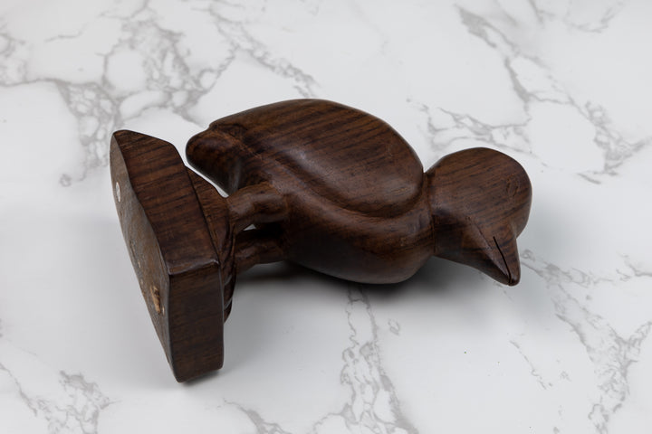 Partiridge Figurine, Wood Carving