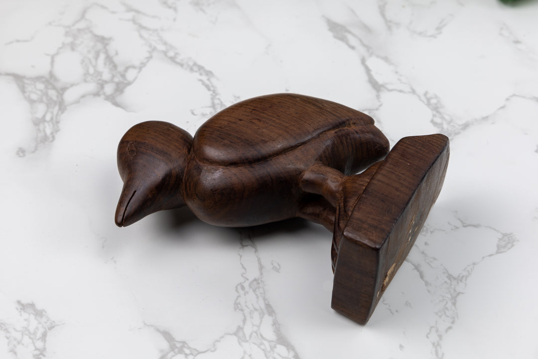 Partiridge Figurine, Wood Carving