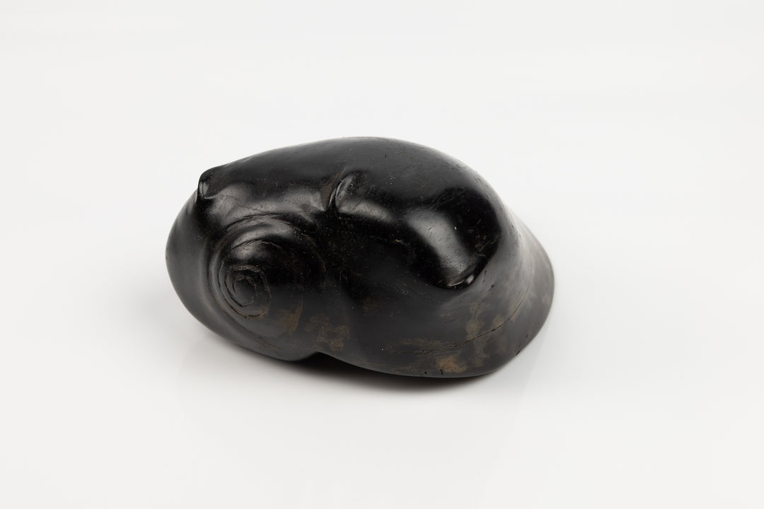 Ocean Seashell Figurine, Wood Carving