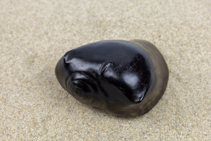 Ocean Seashell Figurine, Wood Carving