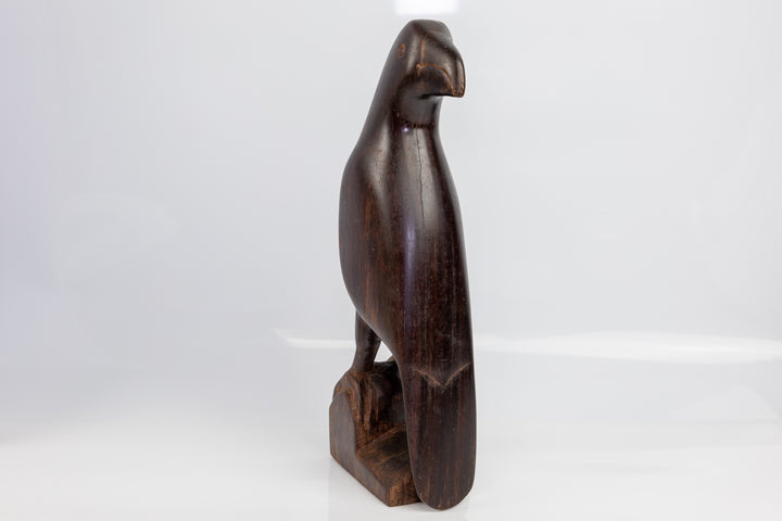 Large Jungle Bird Wood Carving