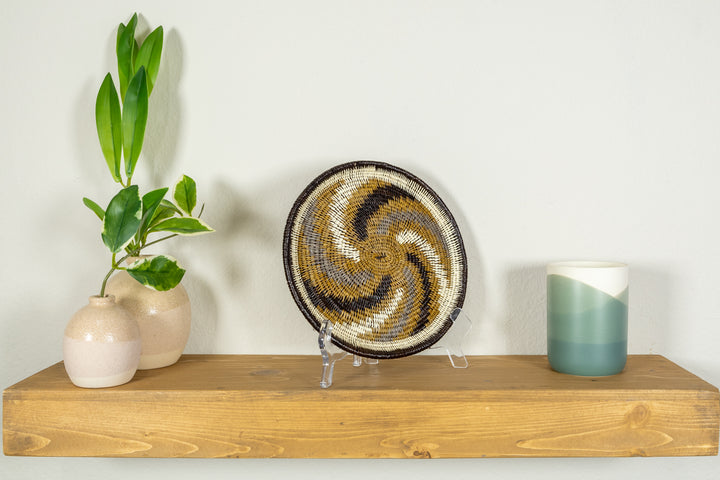 Galaxy Spiral Basket Plate
