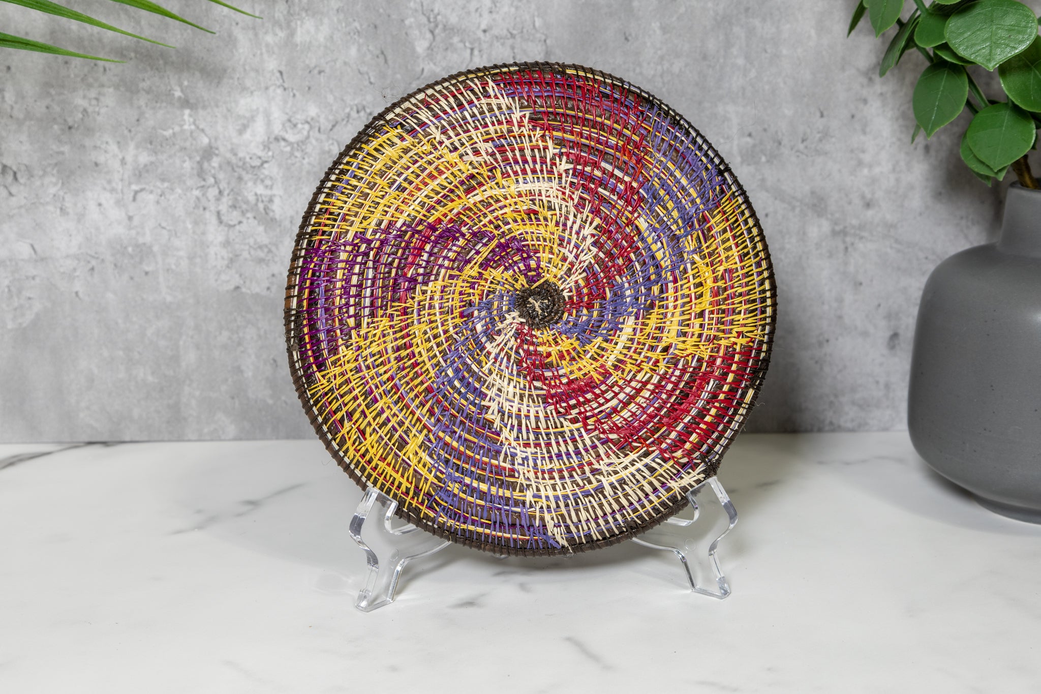 Spindle Spiral Windmill Basket Plate