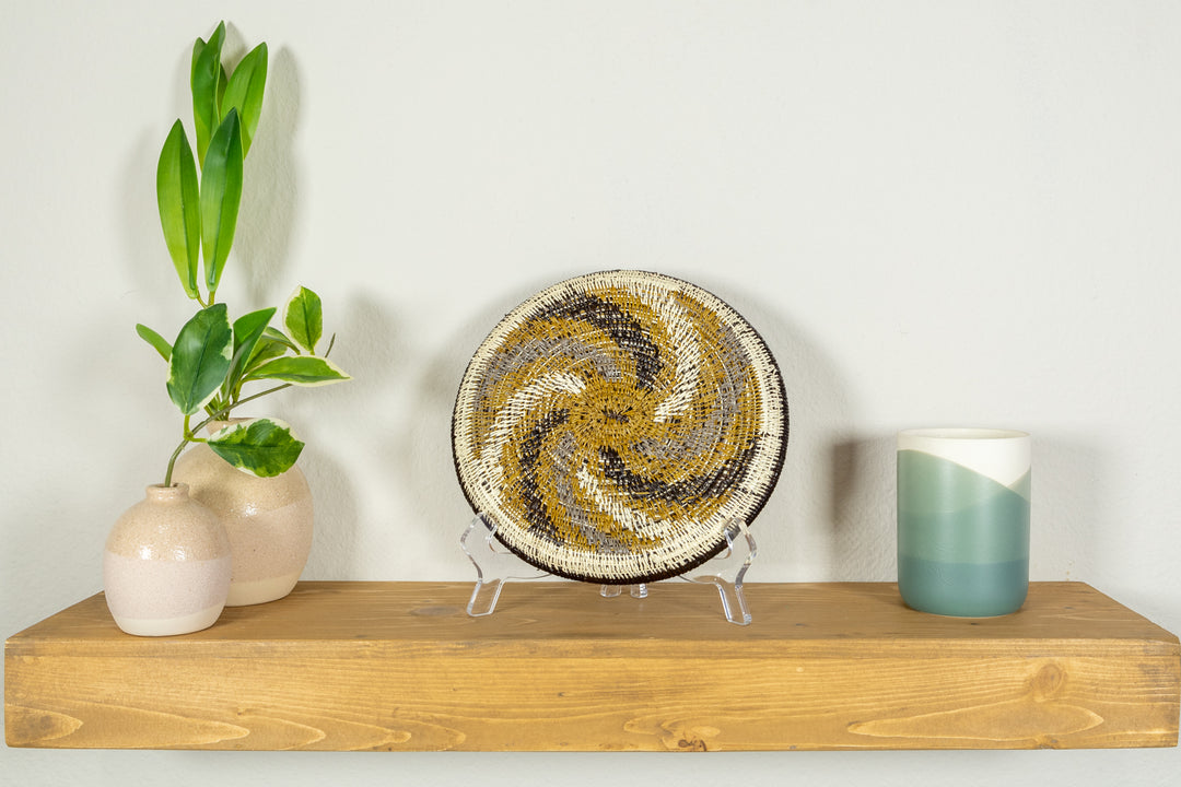 Galaxy Spiral Basket Plate