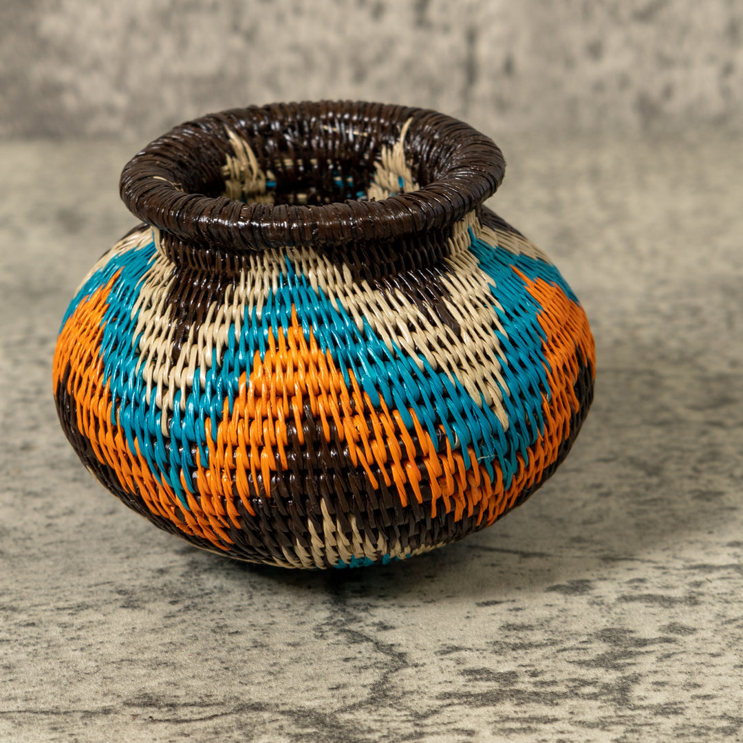 Aqua Ocean Waves Rainforest Basket