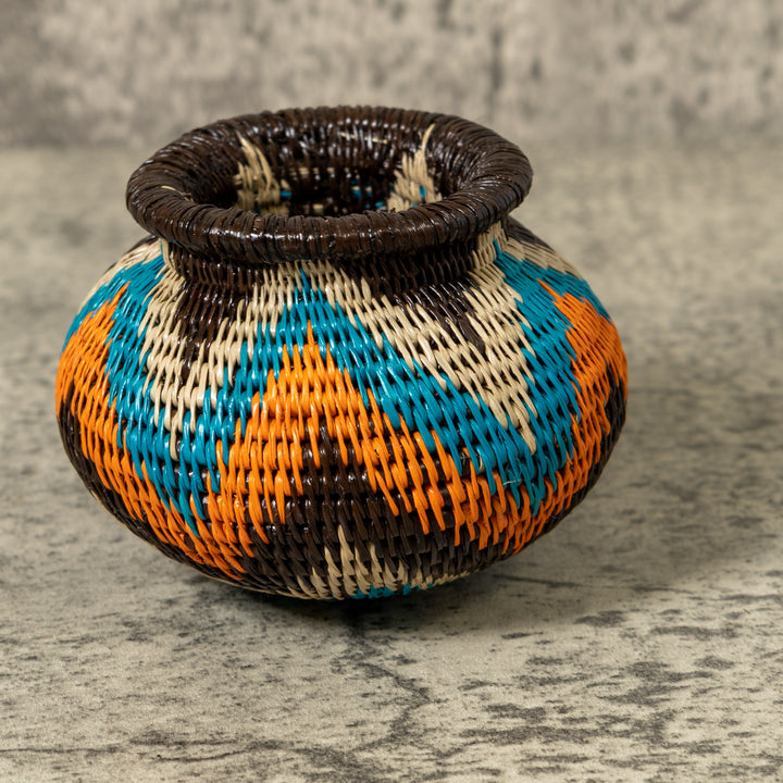 Aqua Ocean Waves Rainforest Basket