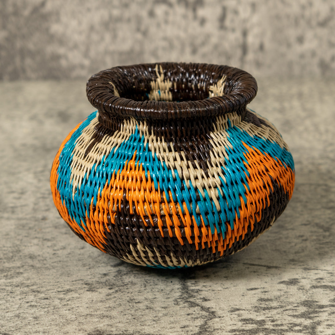 Aqua Ocean Waves Rainforest Basket