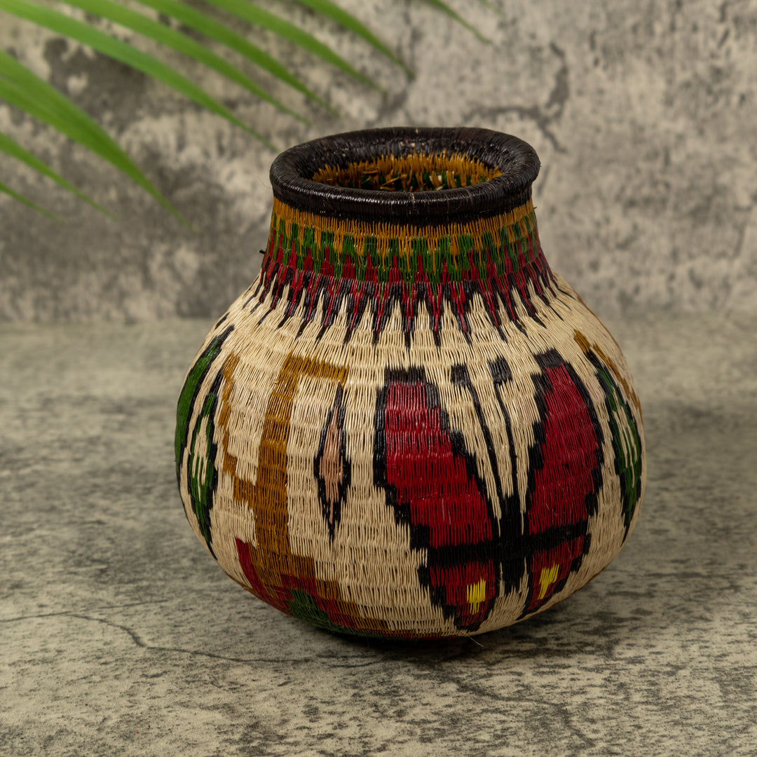 Feather Butterfly Rainforest Basket