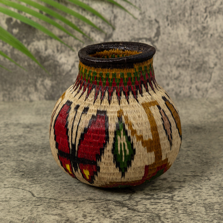 Feather Butterfly Rainforest Basket