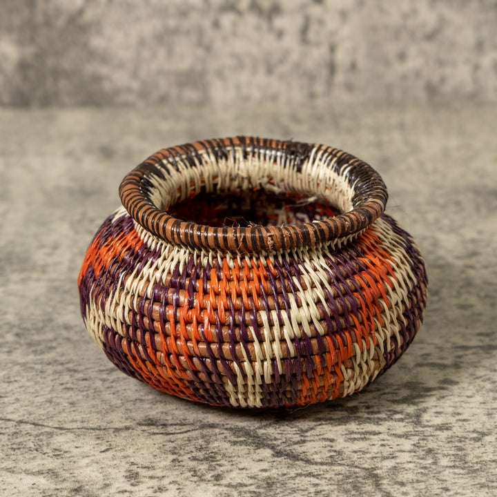 Small Orange Flower Rainforest Basket