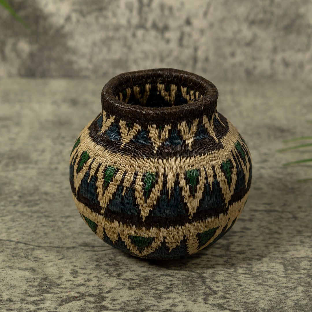 Green Amazonian Serenity Rainforest Basket