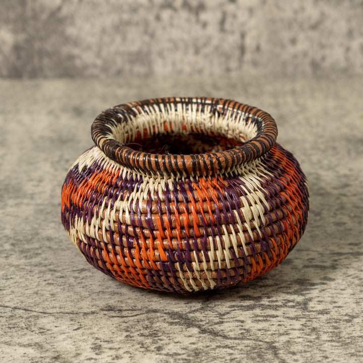 Small Orange Flower Rainforest Basket