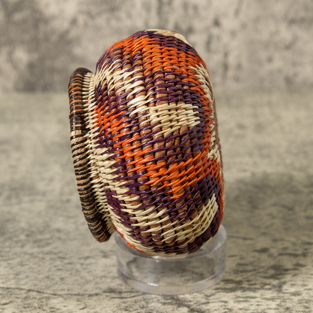 Small Orange Flower Rainforest Basket